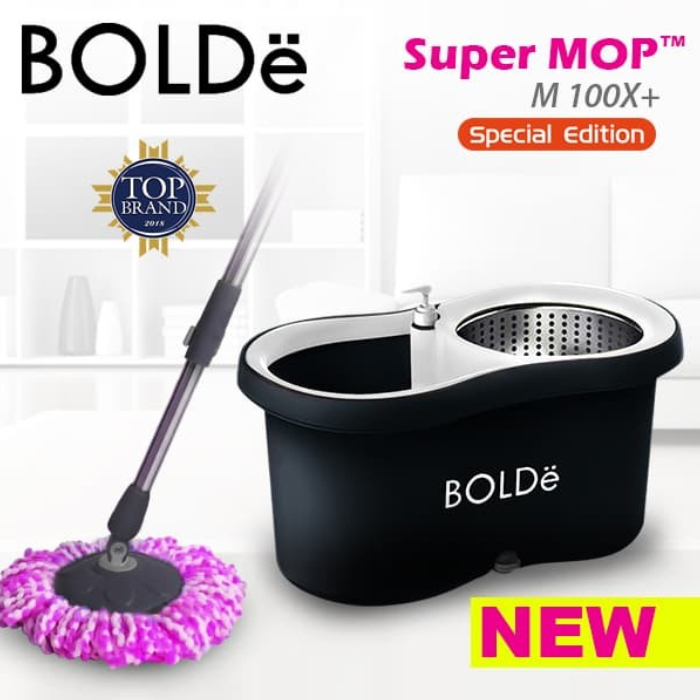 Bolde Super MOP Alat Pel Lantai M-100X+ | M100X+ Black Special Edition
